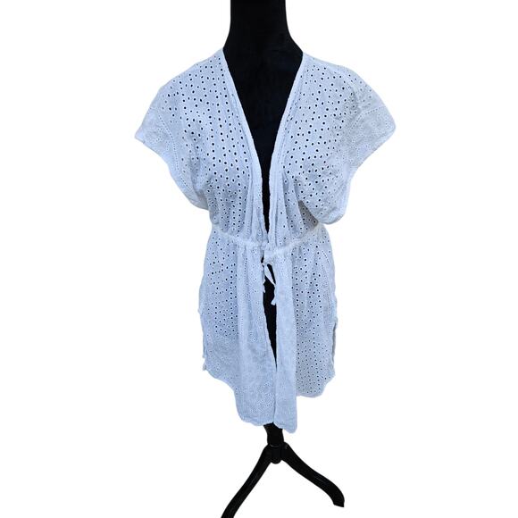 Kona Sol embroidered Style white top Size small - Picture 1 of 6